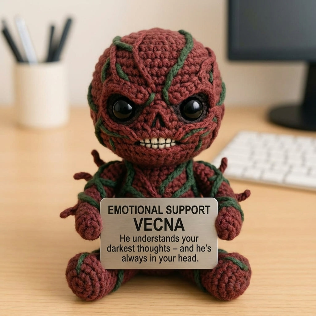 Emotional Support Vecna Crochet Doll